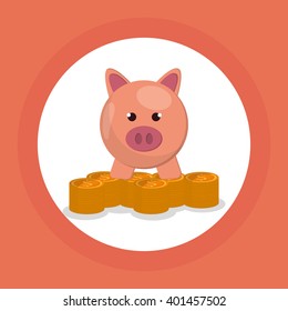 Money icon design , vector illustration