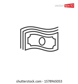 Money Icon Design Vector Template