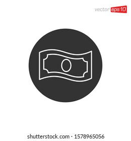 Money Icon Design Vector Template