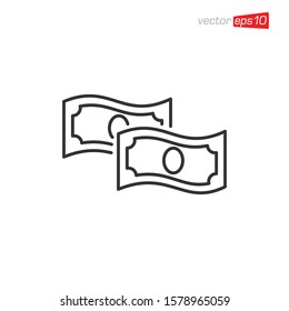 Money Icon Design Vector Template