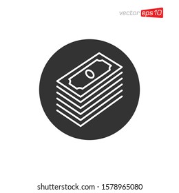 Money Icon Design Vector Template