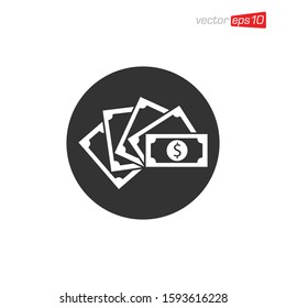 Money Icon Design Vector Template