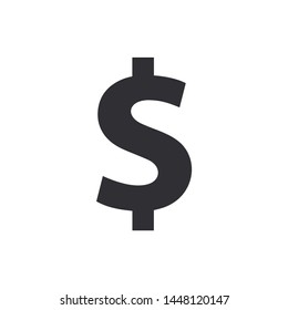 Money icon. Dollar symbol. Coin icon. Dollar coin. Money symbol. Dollar sign. Bank payment symbol. American dollar. Finance symbol. World economics.