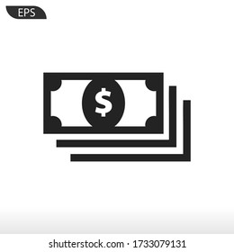 Money icon , Dollar vector eps 10