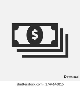 Money icon , Dollar vector eps 10