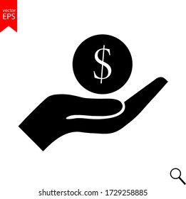 Geldsymbol, Dollarvektor, Zeichen