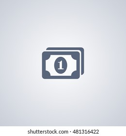 Money icon, Dollars icon