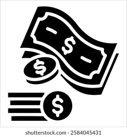 Money Icon Element For Design