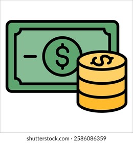Money Icon Element For Design