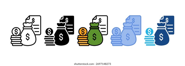 Money Icon Element For Design