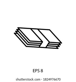 Money icon in eps 8