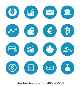 money icon and finance icon set symbol