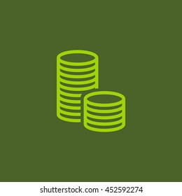 Money icon Flat.