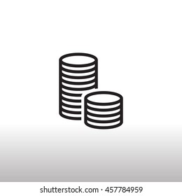 Money icon Flat.
