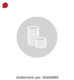 Money icon Flat.