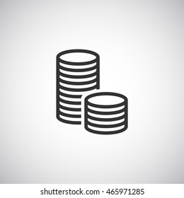 Money icon Flat.