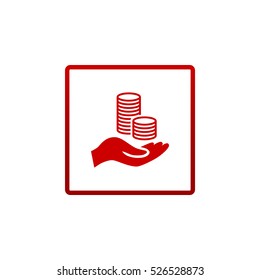 Money icon Flat.