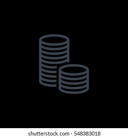 Money icon Flat.