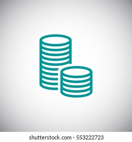 Money icon Flat.
