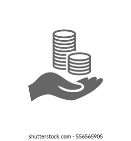 Money icon Flat.