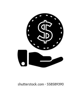 Money icon Flat.
