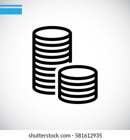 Money icon Flat.