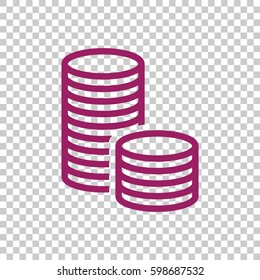 Money icon Flat.