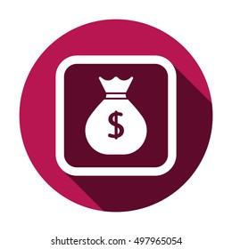 Money Icon. Flat design.