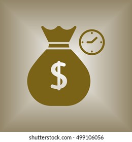 Money Icon. Flat design.