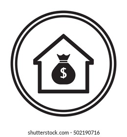 Money Icon. Flat design.