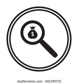 Money Icon. Flat design.