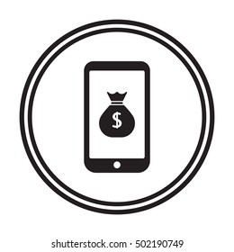 Money Icon. Flat design.