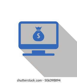 Money Icon. Flat design.