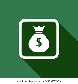 Money Icon. Flat design.