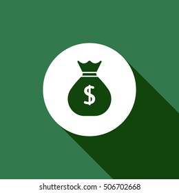 Money Icon. Flat design.
