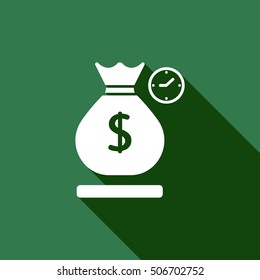 Money Icon. Flat design.