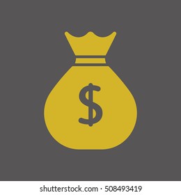 Money Icon. Flat design.