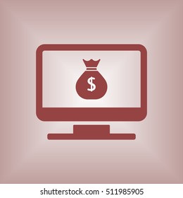 Money Icon. Flat design.