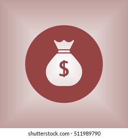 Money Icon. Flat design.