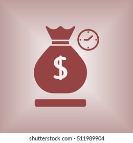 Money Icon. Flat design.