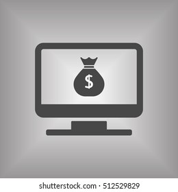 Money Icon. Flat design.