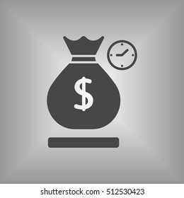 Money Icon. Flat design.