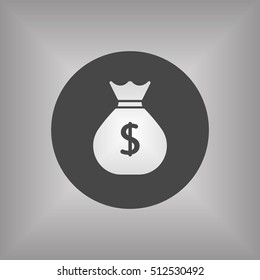 Money Icon. Flat design.