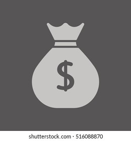 Money Icon. Flat design.