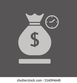 Money Icon. Flat design.