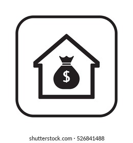 Money Icon. Flat design.