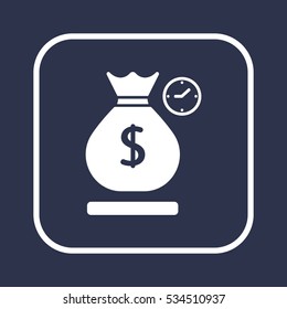 Money Icon. Flat design.