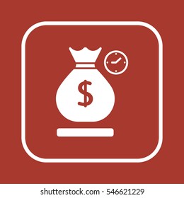 Money Icon. Flat design.