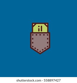 money icon flat design