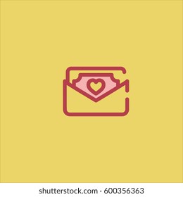 money icon flat design